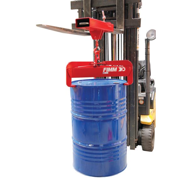 Pince automatique pour fûts métal ou plastique à rebord