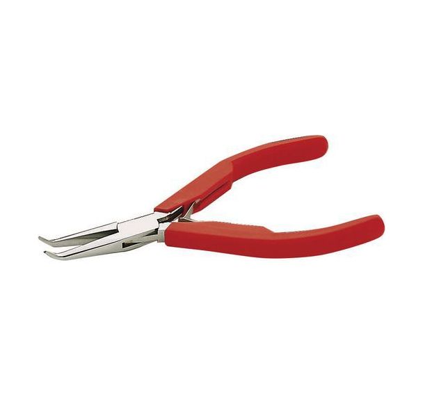 Pince bec demi-rond coudé 60° 129mm