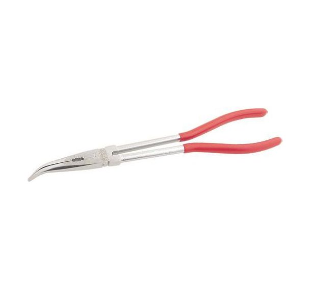 Pince bec demi rond coude extra longue Réf: 239-28CP