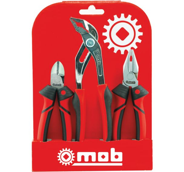 Pince bi-matière - Lot de 3 - Mob