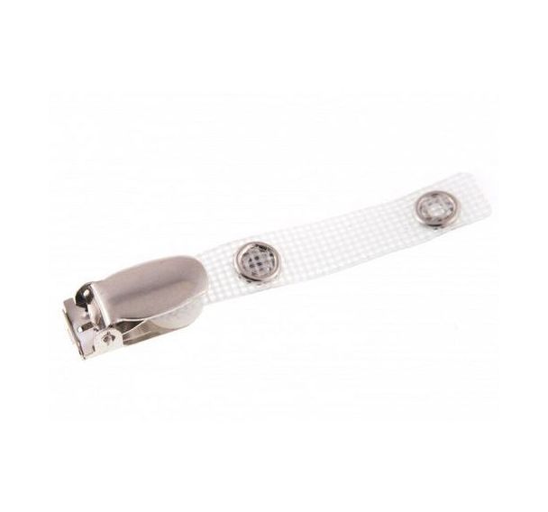 Pince bretelle avec lanière vinyle renforcée