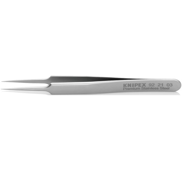 Pince brucelle acier inoxydable 110mm lisse extra-fine