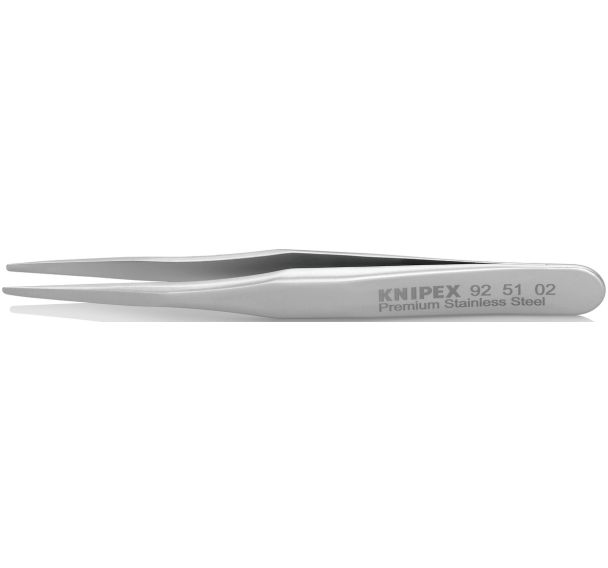 Pince brucelle acier inoxydable 70mm lisse