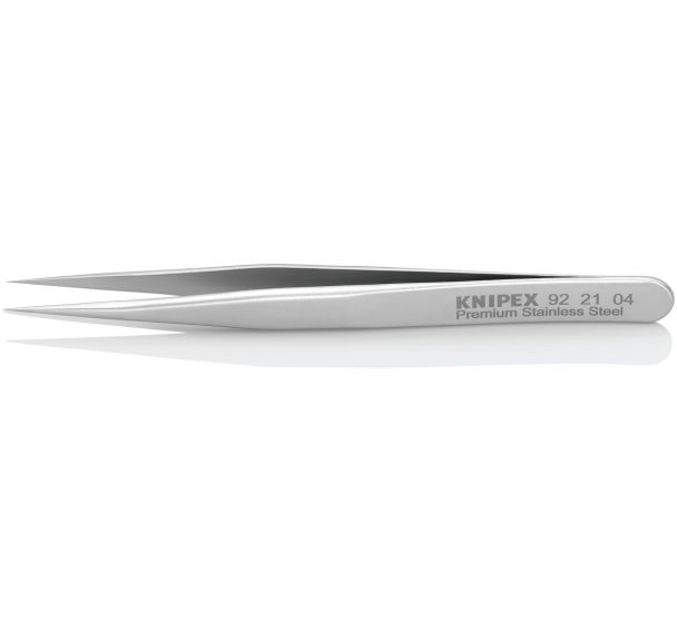 Pince brucelle acier inoxydable 90mm lisse pointue