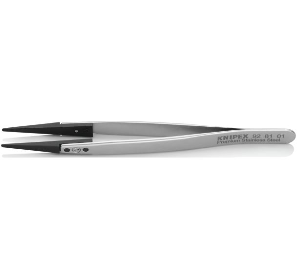 Pince brucelle acier inoxydable à pointes remplaçables - KNIPEX