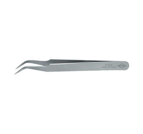 Pince brucelles Knipex - Amagnétique coudée