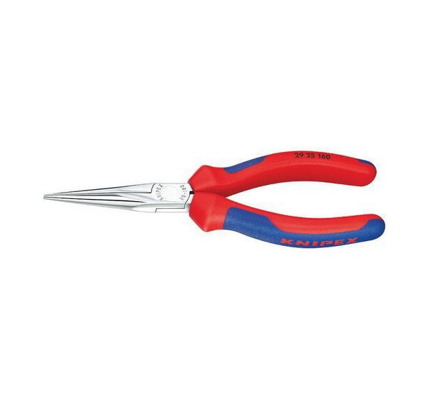 Pince chromée pour téléphone avec gaines bi-matière 160 mm _ 29 25 160