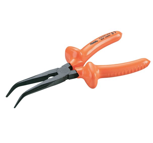 Pince coudee 45 avec coupe-fils isolee 165 mm Réf: Z-239-16