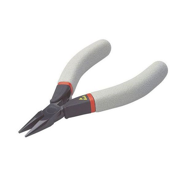 Pince coupante ESD à becs demi-ronds