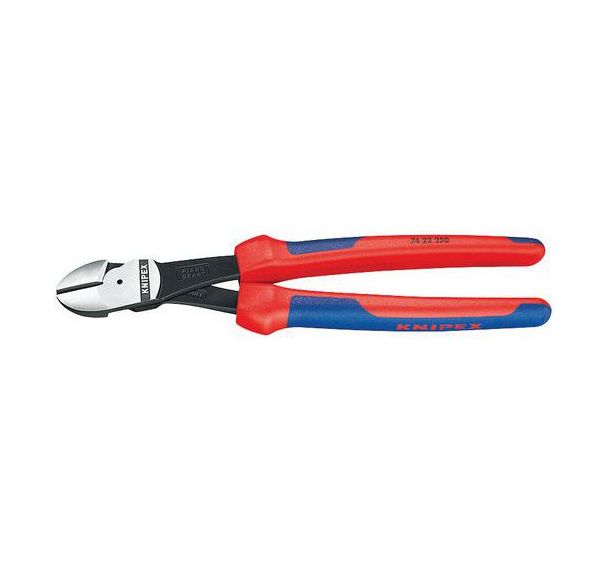 Pince coupante de côté à démultiplication noire 250 mm_74 22 250