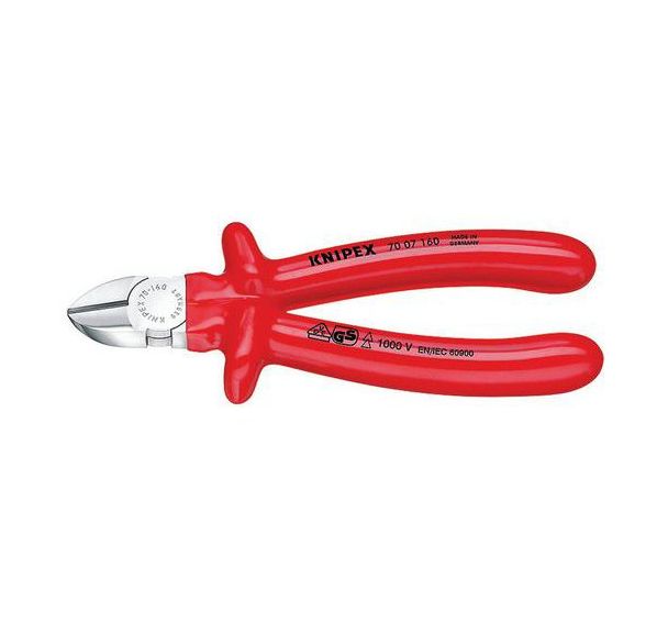Pince coupante de côté chromée 180 mm_70 07 180