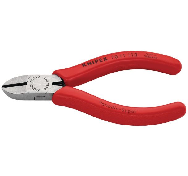 Pince coupante de côté noire atramentisée de 110 mm