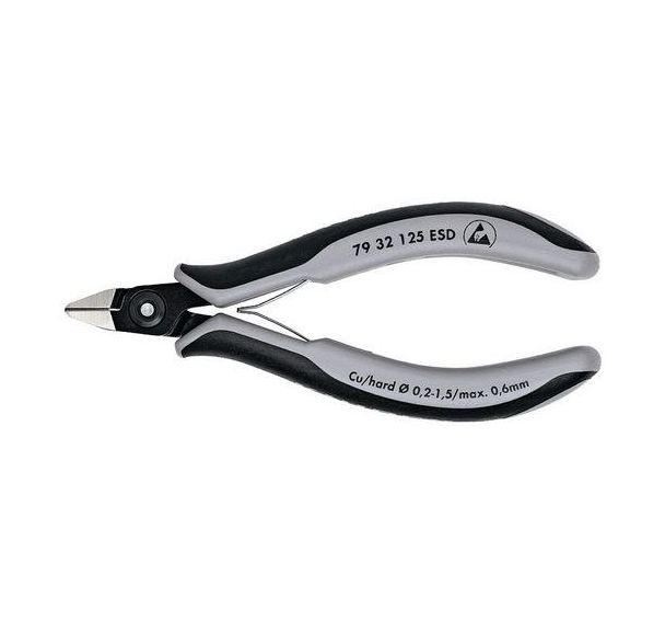 Pince coupante de côté pour l'électronique ESD 125 mm_79 32 125 ESD