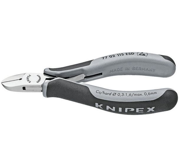 Pince coupante de côté pour l'électronique ESD gainée 115mm_7702115ESD