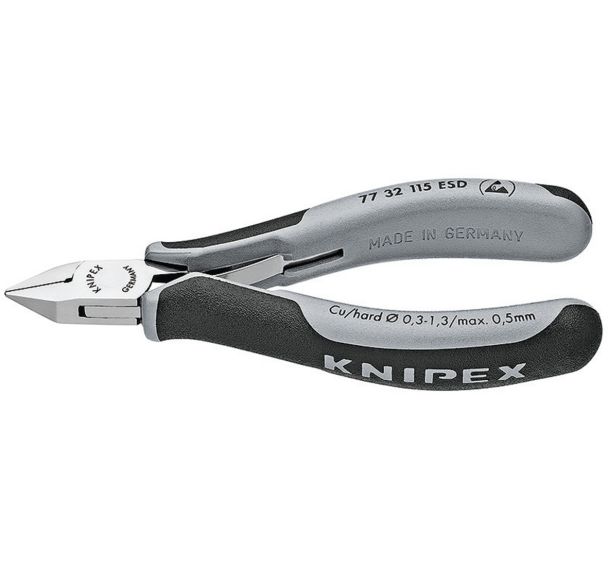 Pince coupante de côté pour l'électronique ESD gainée 115mm_7732115ESD