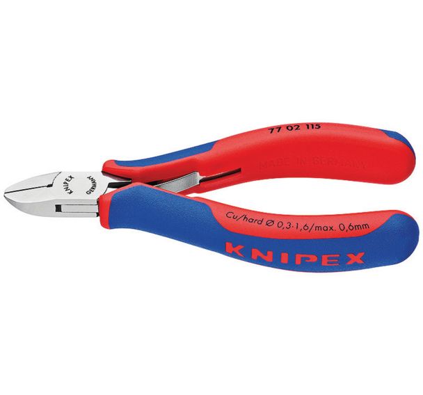 Pince coupante de côté pour l'électronique avec gaines 130mm_7702130