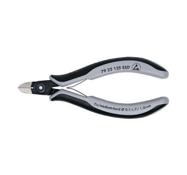Pince coupante de côté pour l'électronique ESD 125 mm_79 22 125 ESD