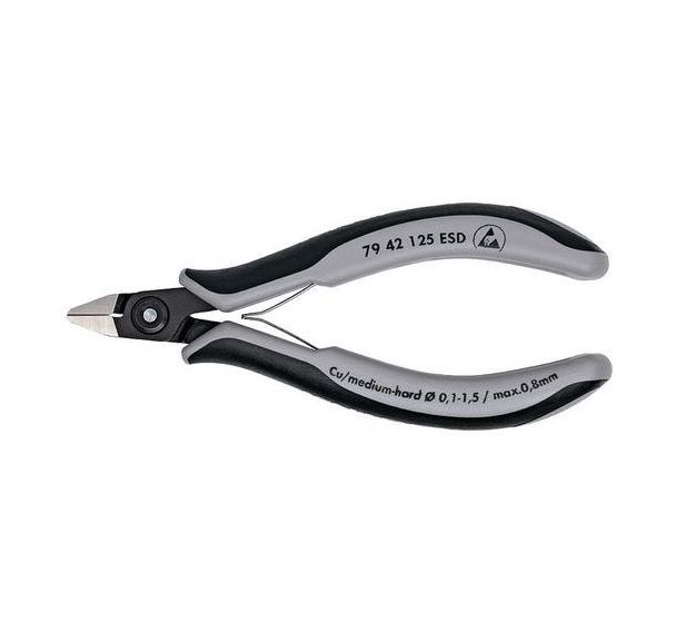 Pince coupante de côté pour l'électronique ESD 125 mm_79 42 125 ESDSB