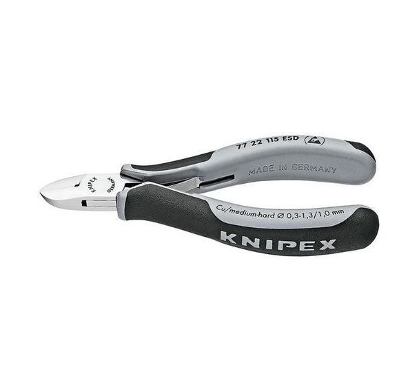 Pince coupante de côté pour l'électronique ESD gainée 115mm_7722115ESD