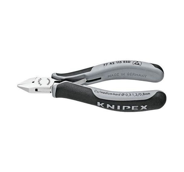 Pince coupante de côté pour l'électronique ESD gainée 115mm_7742115ESD