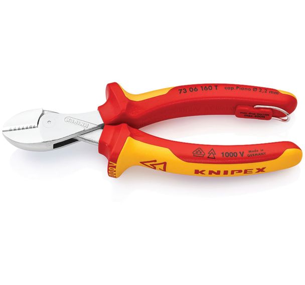 Pince coupante de côté x-Cut® - 73 06 160 T - Knipex