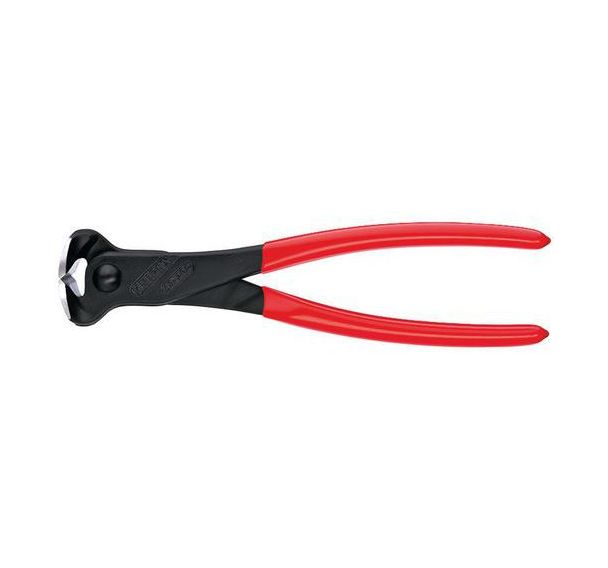 Pince coupante de devant noire atramentisée gainées 200 mm