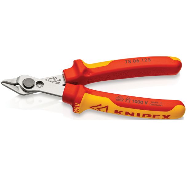Pince coupante électronique Super Knips® 125mm isolé 1000V - KNIPEX