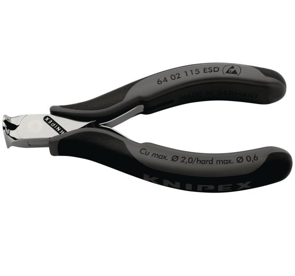 Pince coupante électronique avec manchons multicomposants - Knipex