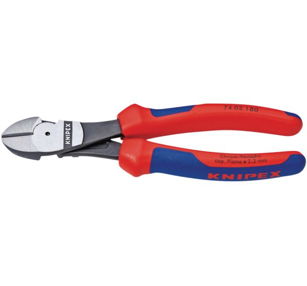 Pince coupante mécanicien-Tête droite-Coupe diagonale-Capacité 3.8 mm