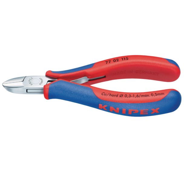 Pince coupante pour l'électronique-Tête ronde avec biseau-Coupe dia