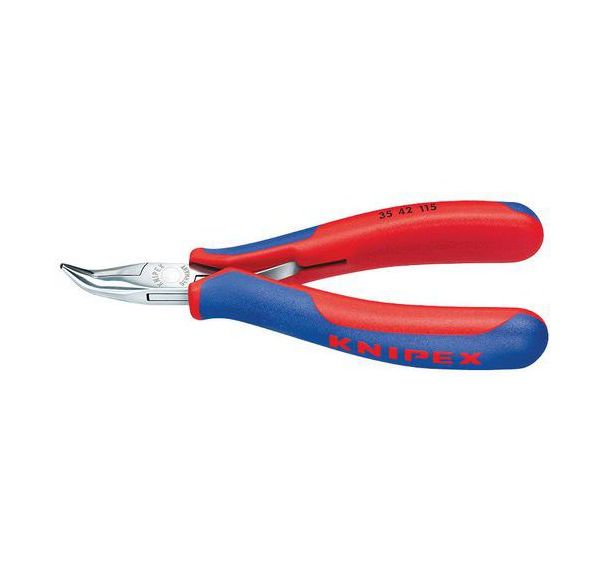 Pince de préhension pour l'électronique avec gaines bi-matière 115 mm _ 35 42 115 SB
