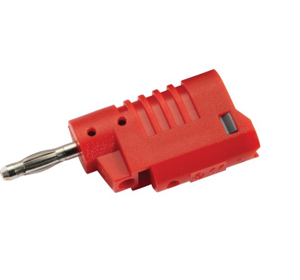 Pince de test type banane rouge _ 1350-e14