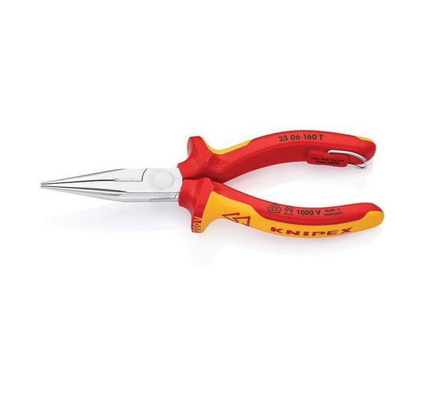 Pince demi-ronde avec tranchant - 25 06 160 T - Knipex