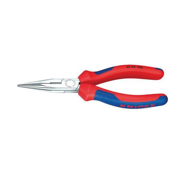 Pince demi-ronde avec tranchant chromée 140 mm _ 25 05 140