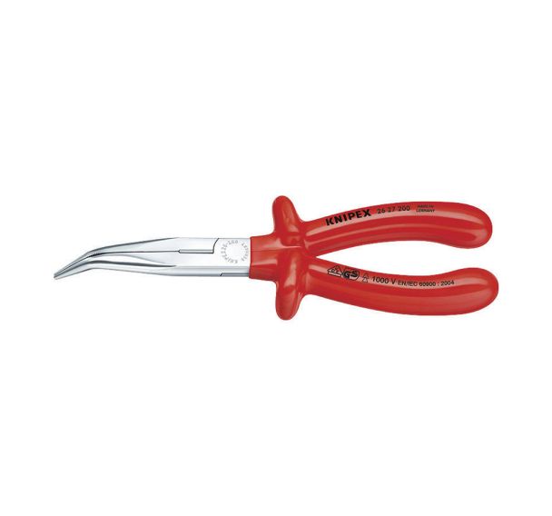 Pince demi-ronde avec tranchant chromée 200 mm Réf: 26 27 200