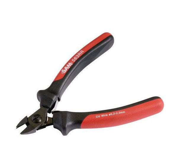 Pince électronique coupante diagonale bi-matière _ 563-RR