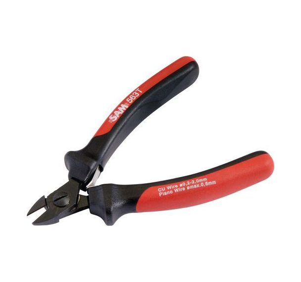 Pince électronique coupante diagonale bi-matière _ 563-T