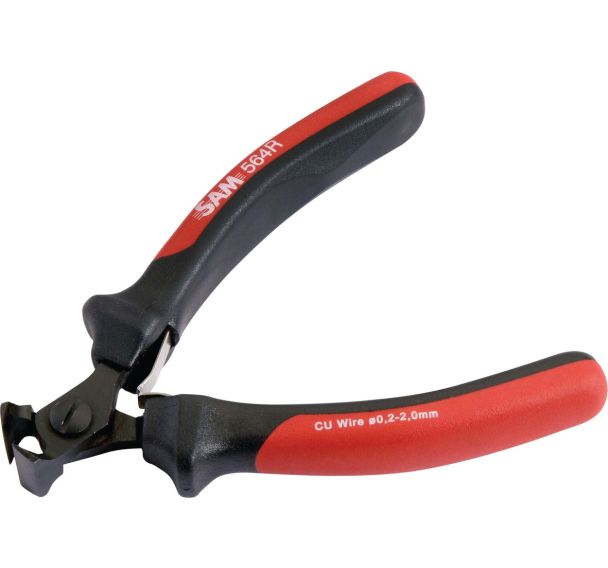 Pince électronique coupante en bout bi-matière