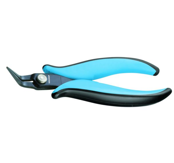 Pince miniature à bec effilé pour l'électronique