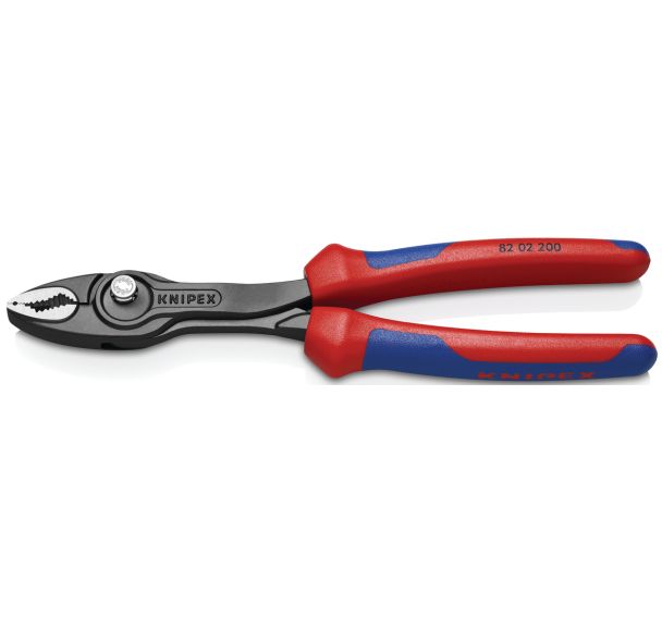 Pince multiprise frontale Twingrip 200mm tête polie