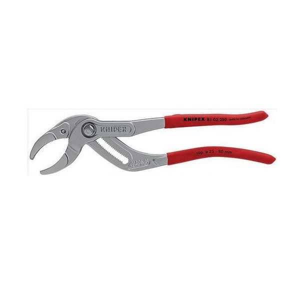 Pince pour siphons et connecteurs chromée 250 mm _ 81 03 250 SB