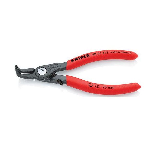 Pince précision p/ circlips grise atramentisée 130 mm Réf: 48 41 J11