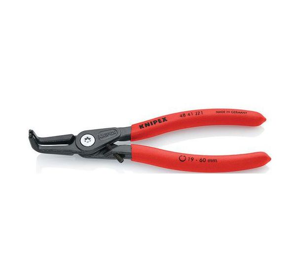 Pince précision p/ circlips grise atramentisée 165 mm Réf: 48 41 J21