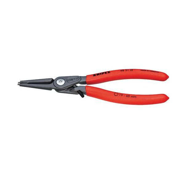 Pince précision p/ circlips grise atramentisée 180 mm Réf: 48 31 J2