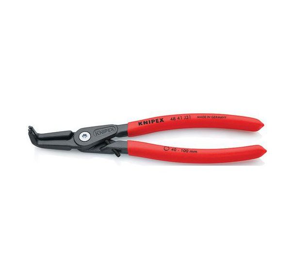 Pince précision p/ circlips grise atramentisée 210 mm Réf: 48 41 J31