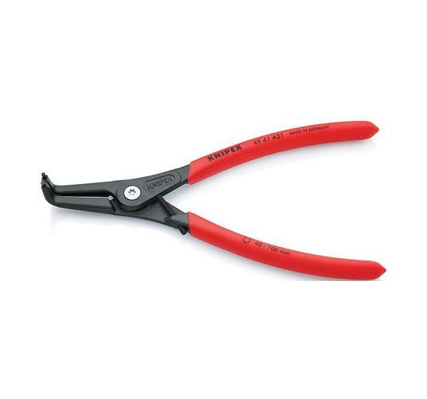 Pince précision p/ circlips grise atramentisée 210 mm Réf: 49 41 A31