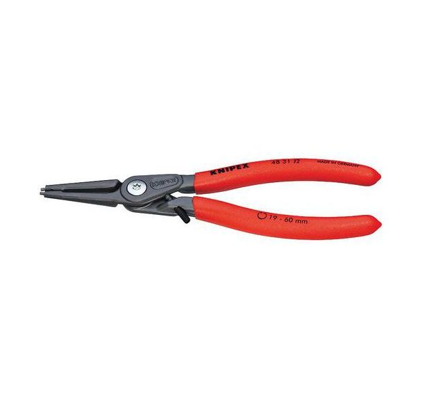 Pince précision p/ circlips grise atramentisée 140 mm Réf: 48 31 J1