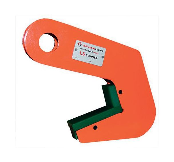 Pince prise horizontale 1,5 T pour tube acier ou béton