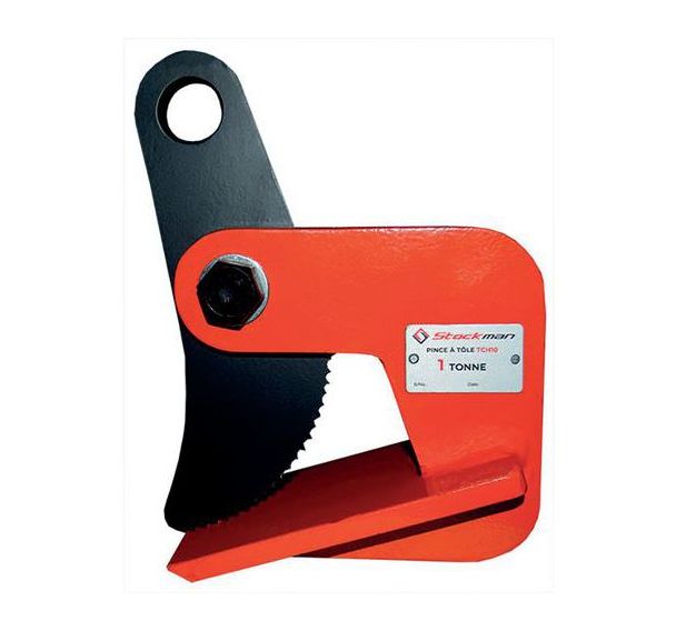 Pince prise horizontale 1 T pour tôle épaisseur maxi 5 mm