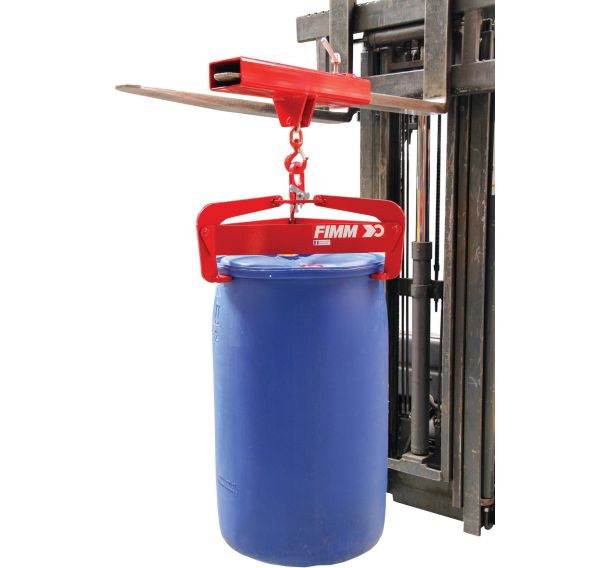 Pince semi-automatique pour fûts métal ou plastique à rebord